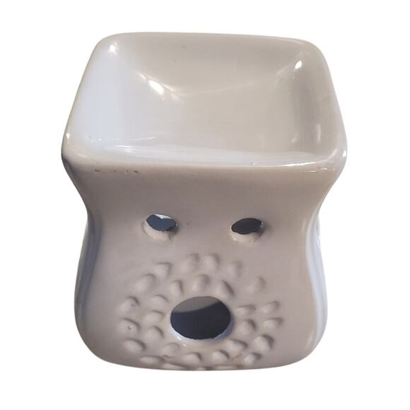 Set of 3 white tea light wax melt Essential oil Aromatherapy burner - Picture 3 of 6